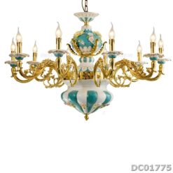 Đèn chùm đồng trang trí nội thất phong cách Châu âu cổ điển DC01775