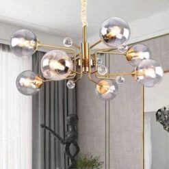 ĐÈN CHÙM THẢ PHÒNG KHÁCH ĐẸP HIỆN ĐẠI, ĐÈN CHÙM THẢ PHÒNG KHÁCH, CĂN HỘ CHUNG CƯ