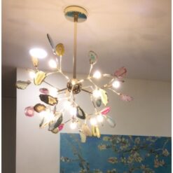 Đèn thả hoa heracleum đá cẩm thạch TH143C1