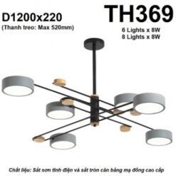 Đèn thả nghệ thuật hình quạt TH182