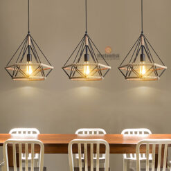 Đèn thả kim cương cuốn dây thừng TH170
