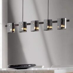 Đèn thả bàn ăn decor cao cấp QM2020 KHÓI