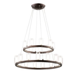 ĐÈN CHÙM THỦY TINH BÓNG NẾN VENUS 8838/15+9